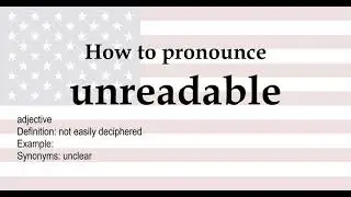 unreadable
