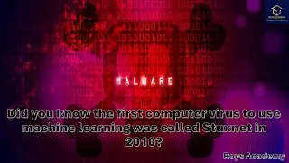 Did you know the first computer virus to use machine learning was called Stuxnet in 2010?