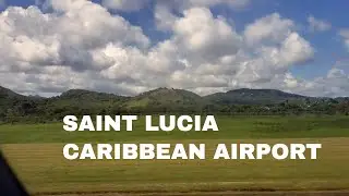 🔴 Saint Lucia Caribbean Hewanorra International Airport Takeoff 🔴