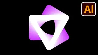 3d logo design | Polygon | Adobe illustrator tutorials | 008