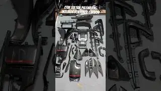KIRIM SULTAN PALEMBANG FULL INTERIOR PANEL CARBON FORTUNER GR