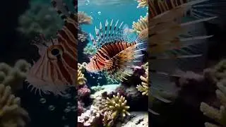 #lionfish #underwater #views #ocean #seamagic #coral #viralvideo #foryoupage #youtube #oceniam #fypシ