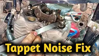 Honda CG 125 Tappet Noise Fix | Correct Tappet Adjustment with Feeler Gauge