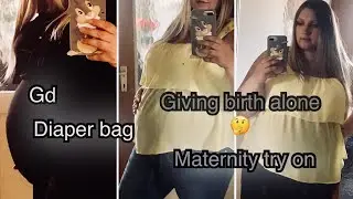 Plus size maternity try on, gestational diabetes, new diaper bag