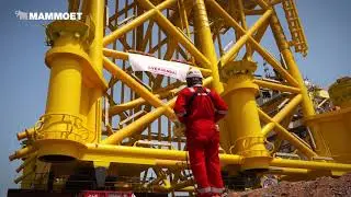 Mammoet completes loadout of 3,200t jacket for Dutch offshore wind farm