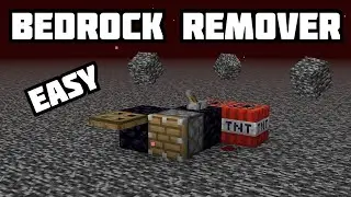 How to Break Bedrock (SIMPLE) Minecraft Java 1.18