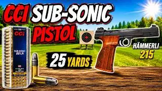 CCI Sub-Sonic .22LR &ndash; Shockingly Good in a Pistol? | Ransom Rest Test!