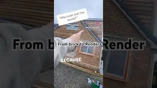 From brickwork to render. Baumit silicone render house transformation.