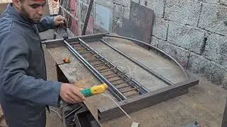 How to make an iron bed. Step by step 5 /  كيفية عمل السرير النوم حديد . خطوة بخطوة   5