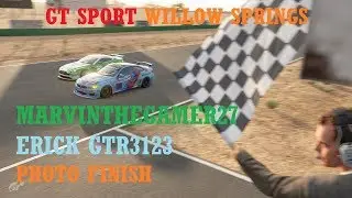 GT Sport - Intense Race with Erickgtr3123 - Photo Finish!!! Gr.4 Endurance at Big Willow