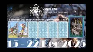 PISCES WEEKLY TAROT ASTROLOGY HOROSCOPE 15 - 22 DECEMBER 2025 By INSPIRE TAROTS SAGITTARIUS NEW MOON