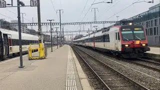Rame RBDe 560 Domino CFF sur la ligne R13: Biel/ Bienne - Yverdon - Les- Bains 