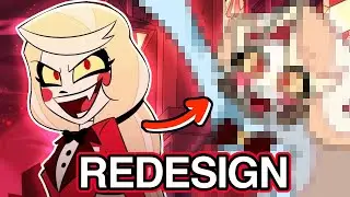 REDESIGNING HAZBIN HOTEL CHARACTERS (for fun, y’all are over dramatic)