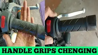 royal enfield handle grip changing 2021 #royalenfield #classic350 #bullet #bulletlover