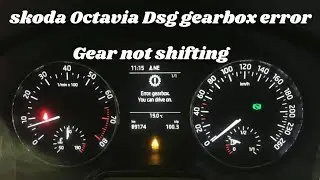 skoda Octavia gear box error in cluster meter/ gear not shifting
