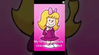 My favorite peanuts characters listed