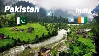 Azad Kashmir 🇵🇰🇨🇮 Neelum Velly Arang Kell Most Beautiful Village Mini Vlog