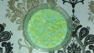 Foam Chunks Slime |Matcha Slime?