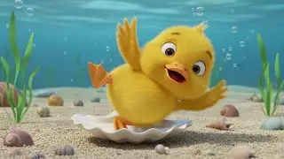 Five Little Ducks Under the Sea | Fun Counting Song for Toddlers to Sing and Learn