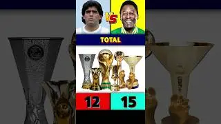 Maradona Vs Pele All Trophies & Awards 🏆