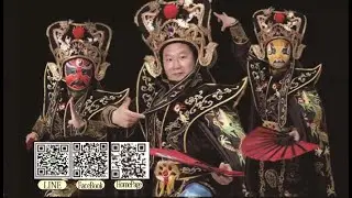 お相撲様の会場に姜鵬先生の変面ショー