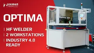 OPTIMA | Two workstation automatic turntable HF welder, automotive Industry