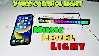 Music level lights | sound control light | music control lights | rgb light unboxing