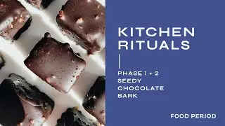 Phase 1 & 2 Seedy Chocolate Bark | Food Period - Kitchen Rituals