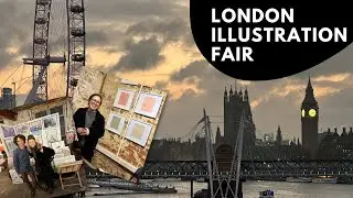 Come to 2022 London Illustration Fair with me. Meet new artists!
