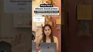 Primer Part 2: Silicone based primer is and how it works.☎️ 7669695949 to enrol. #makeuptutorial