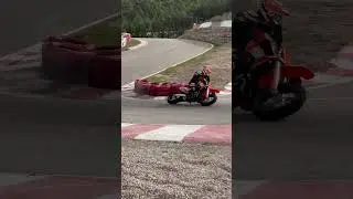 The 2025 KTM 450 SMR prototype maxed out on track