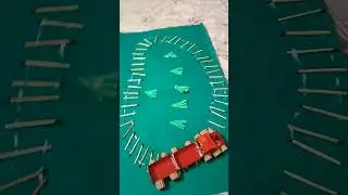 how to make train at home #tutorial