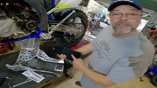 How to install P-Tech pipe guard/bashplates on Sherco two-strokes 15-24︱Brisbane Dirt Bike Rentals