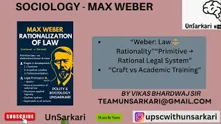 Max Weber&rsquo;s theory of Law and Rationalization