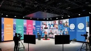 Omnicom Digitalkonferenz im PRG Cinegate Virtual Production Studio-xR