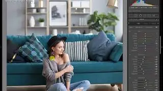 How to edit indoor portrait in lightroom. (part 4)