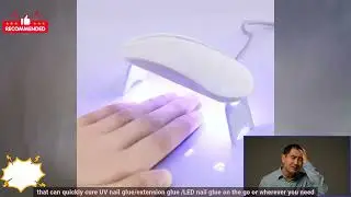 3256807228947929 Portable Nail Dryer Lamp UV LED Nail Light For Curing All Gel Polish U