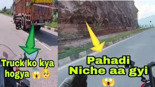 Extreme Landslide 😱😯 I Moon Sharma YT #mottovlogs #mottovlogger #motovlog