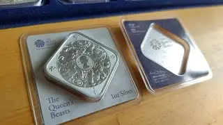 The Queen's Beasts Completer in Blister arrived from Royal Mint