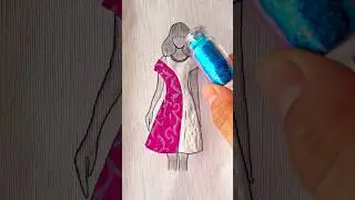 Barbie Fashion Art 💖 #barbie #fashion #creativestyle #diy