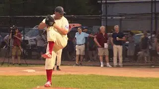 Roger Clemens Back In Red Sox Uniform For Oldtime Baseball Game In Cambridge