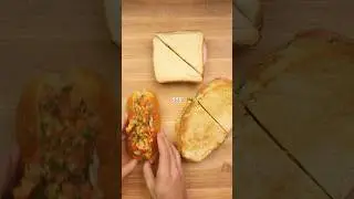 Дешевый против дорогого сэндвича #кулинария #еда #foodasmr #рецепт