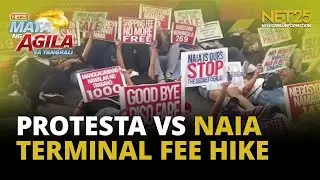 Mga grupo nagprotesta sa NAIA terminal fee hike
