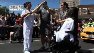 Isaac Harvey in, Olympic Torchbearer and 