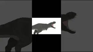 V-rex VS Omega 9 Roar comparison!..💀 #jurassicworld #dinosaur #sticknodes