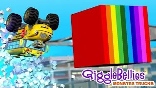 Color Song | Monster Trucks | Nursery Rhymes - Go Super Trucks