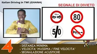 Italian Driving in Twi ¦ DISTANZA MINIMA ¦ VELOCITA Massima ¦  ACUSTICHE ¦Twi Ghana 🇬🇭