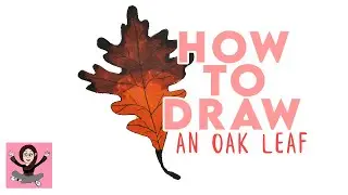 How to Draw AN OAK LEAF / Easy step by step