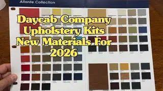 New upholstery colors and materials for Peterbilt and Kenworth. 