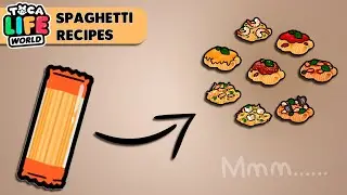 😋 ALL SPAGHETTI RECIPES in TOCA BOCA 😋 YUMMY PASTA | TOCA LIFE WORLD